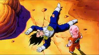 Bola de drac Z Cap 034 // Ataca, Krilin ! La bola genki plena d'esperança!