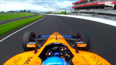 Vuelta de clasificación de Fernando Alonso en la IndyCar 500 de 2019