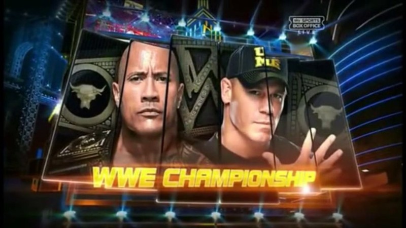 the rock vs john cena wrestlemania 29 wallpaper