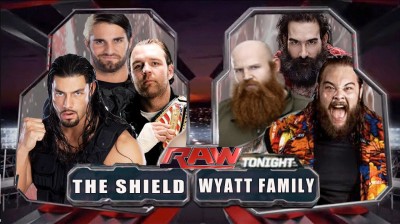 FULL MATCH - The Shield vs Wyatt Family - Raw: Mar. 3, 2014