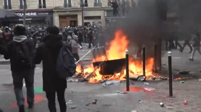 Continúan  las protestas contra la reforma de pensiones en Francia