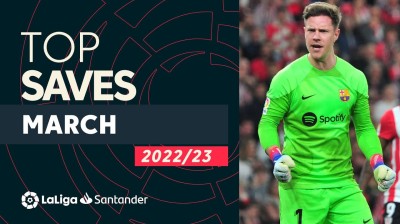 Las mejores paradas de marzo de 2023 en La Liga Santander | TOP 5
