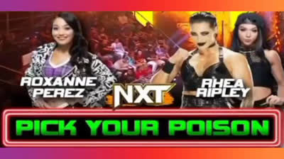 ROXANNE PEREZ VS RHEA RIPLEY - NXT 18 DE OCTUBRE 2022
