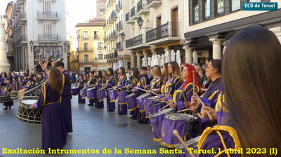 BANDAS DE CORNETAS TAMBORES Y BOMBOS DE LA SEMANA SANTA DE LA CAPITAL TUROLENSE PRIMERA PARTE