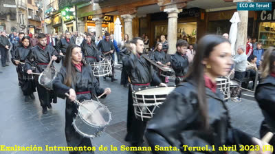 BANDAS DE CORNETAS TAMBORES Y BOMBOS DE LA SEMANA SANTA DE LA CAPITAL TUROLENSE SEGUNDA  PARTE