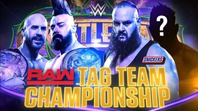 The Bar vs Braun Strowman & ??? - WrestleMania 34 (Full Match)