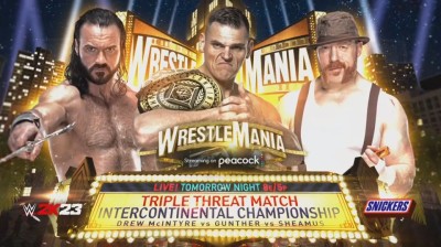 Gunther vs Drew McIntyre vs Sheamus (Full Match)