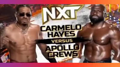 CARMELLO HAYES VS APOLLO CREWS - NXT 3 DE ENERO DE 2023