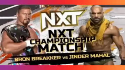 BRON BREAKKER VS JINDER MAHAL - NXT 3 DE ENERO DE 2023